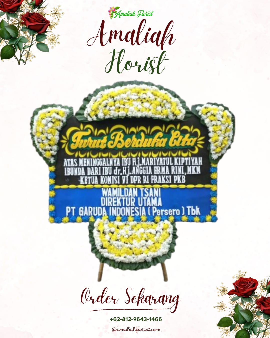 Papan Bunga Duka Jawilan